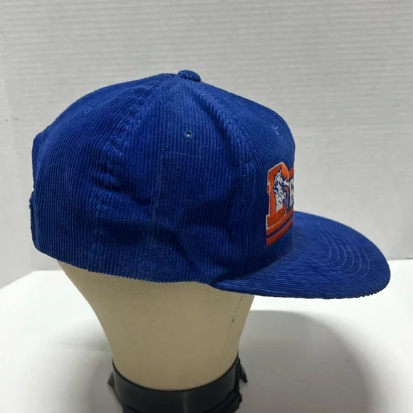 Vintage Denver Broncos Corduroy Hat Cap SnapBack Classic Ted Fletcher Rare 90s - Picture 4 of 6